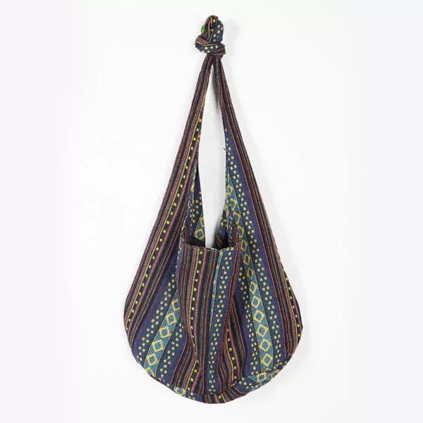 Aztec Cotton and Linen Canvas Jacquard Bag
